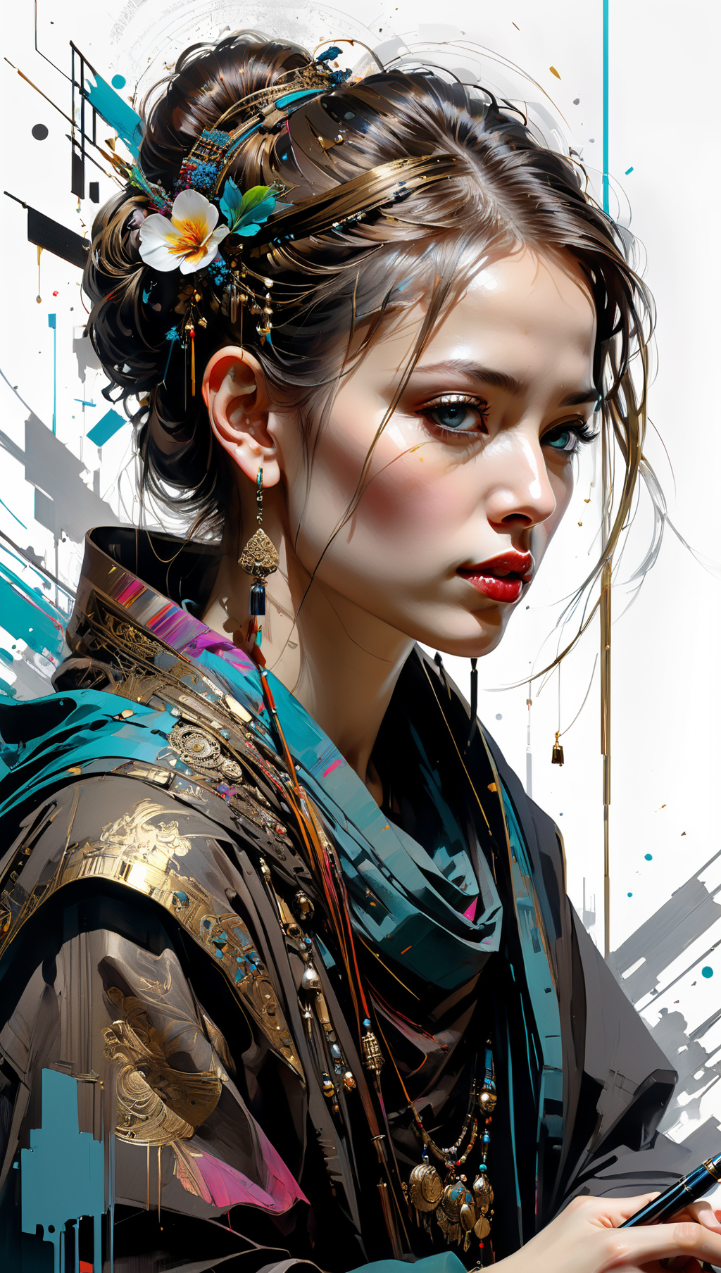 00253-1236136239-Carne Griffiths, Wadim Kashin, Monk, Pino Daeni, the beauty of the future is in the past, a variety of small details in the back.png